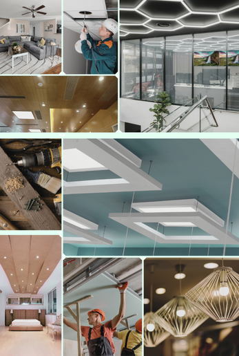 false ceiling & light partitions